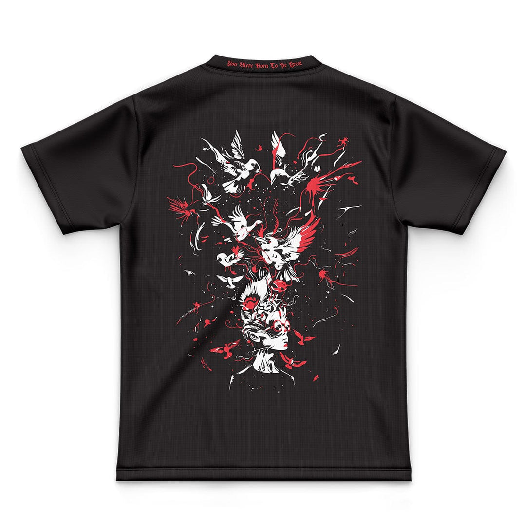 BGR8 CalliStyle Dri-Fit Tee - Black/Red