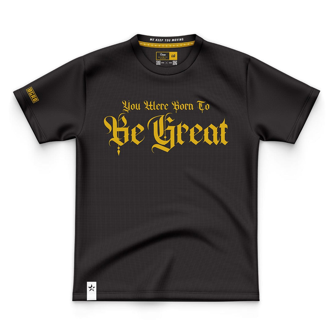 BGR8 CalliStyle Dri-Fit Tee - Black/Ochre