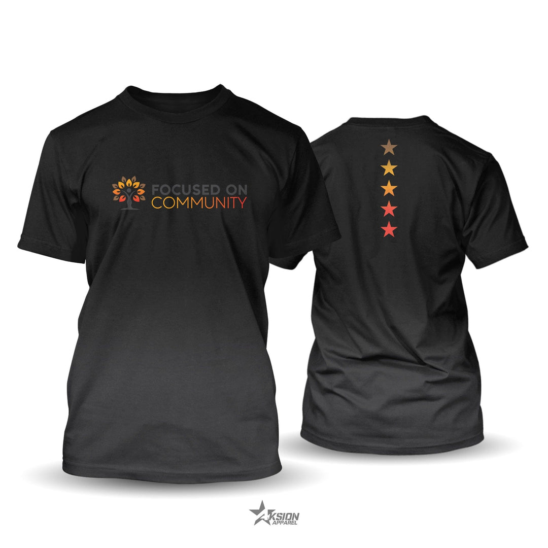 Focused on Community-DyeSub-BlackToGrey