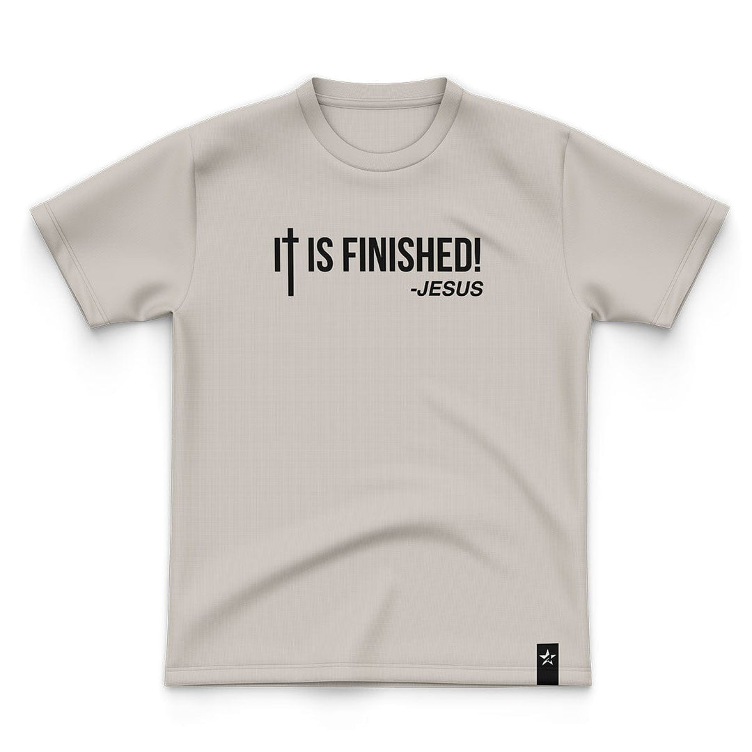 It is Finished - Cotton Tee - Natural