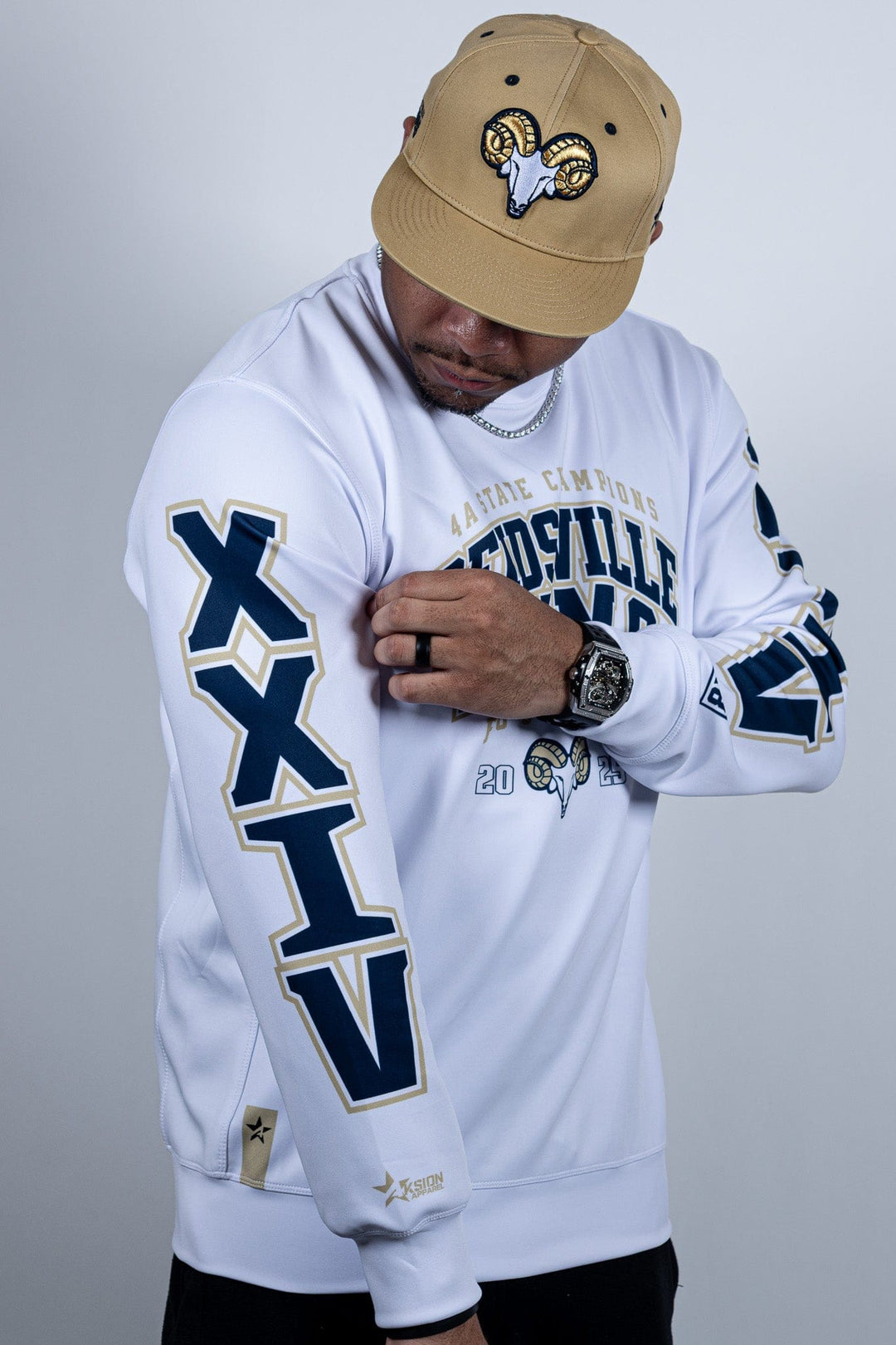 Reidsville Rams - 4A State Champions - Sweatshirt - White