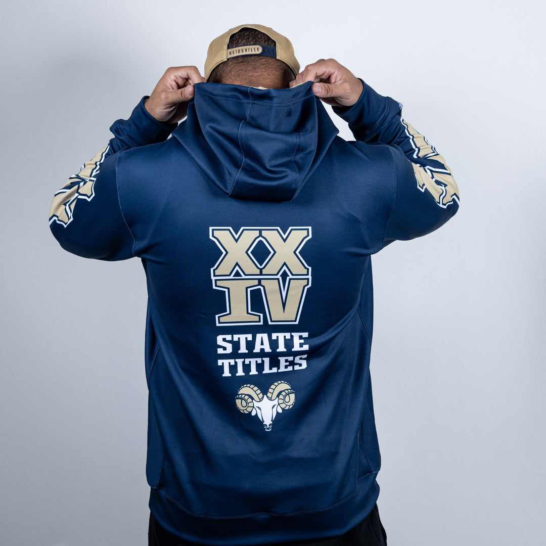 Reidsville Rams - 4A State Champions - Hoodie - Navy