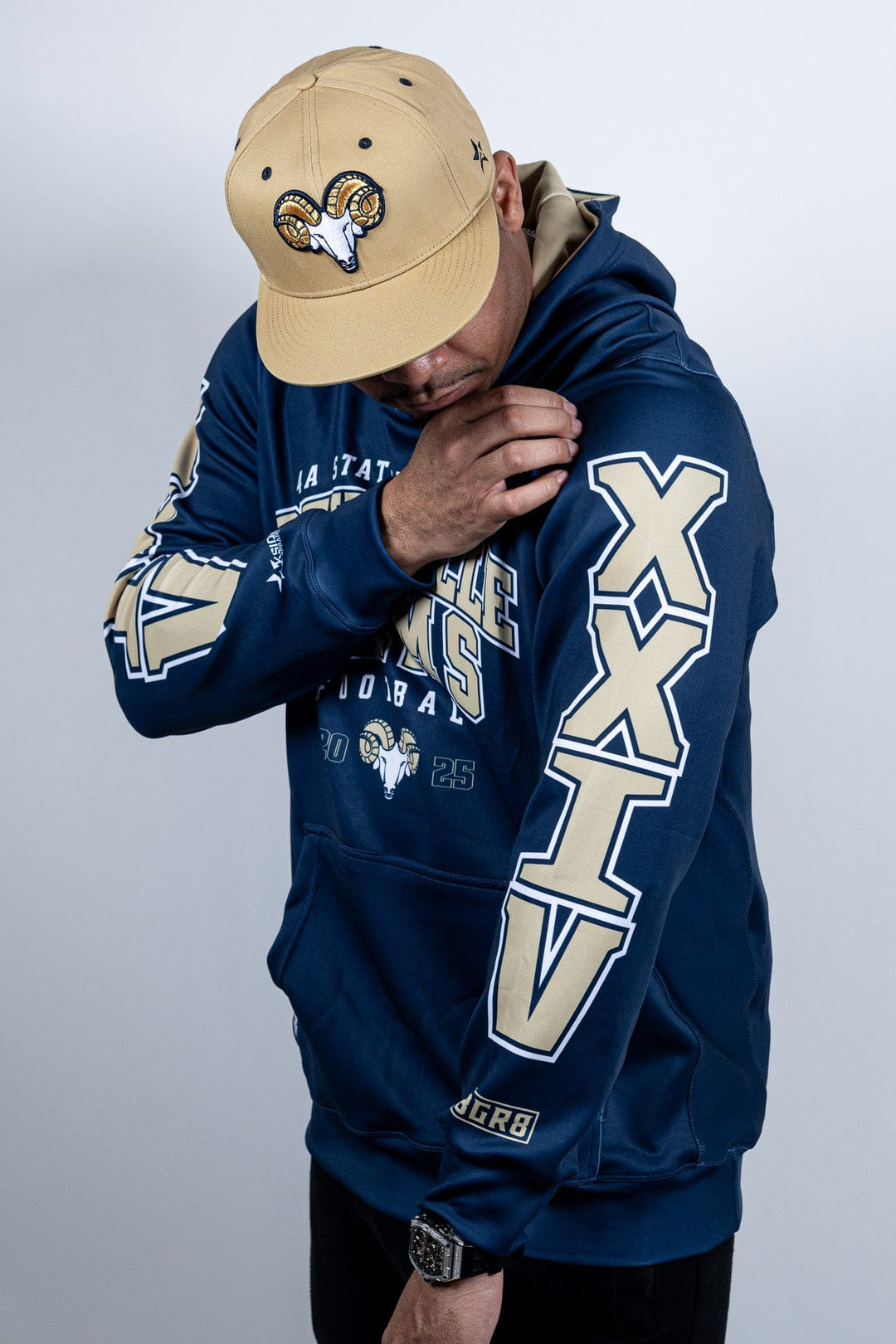 Reidsville Rams - 4A State Champions - Hoodie - Navy