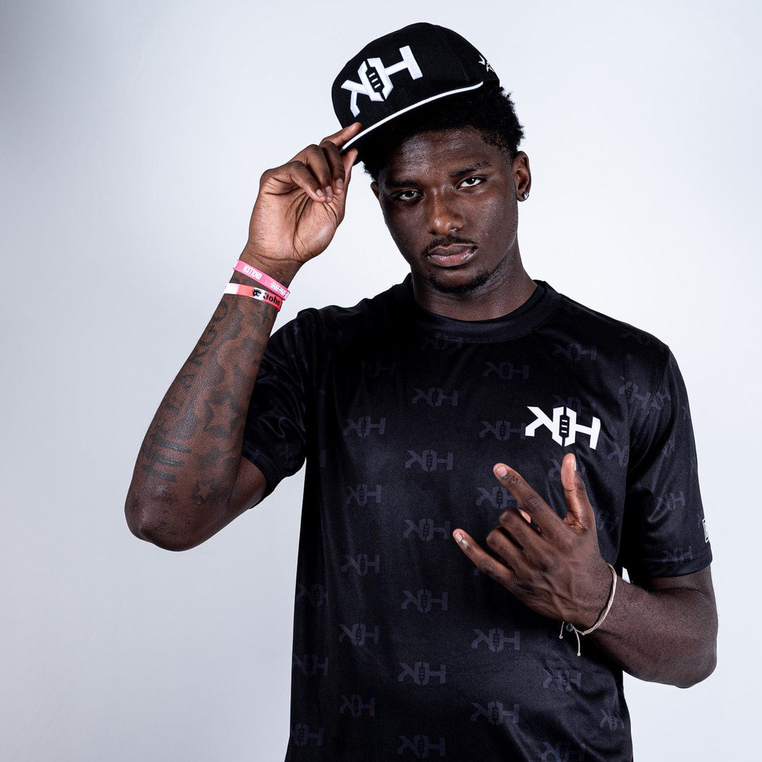 KH-Black Snapback Hat