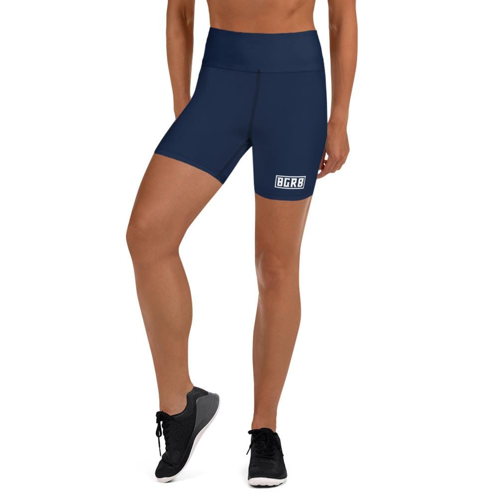 BGR8 - Yoga Shorts - Navy, White